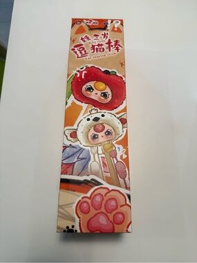 Baby Three Brand New Cat Teasing Stick Toy - Sealed Blind Box